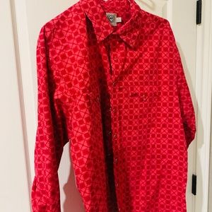Cinch Red Snap Shirt
